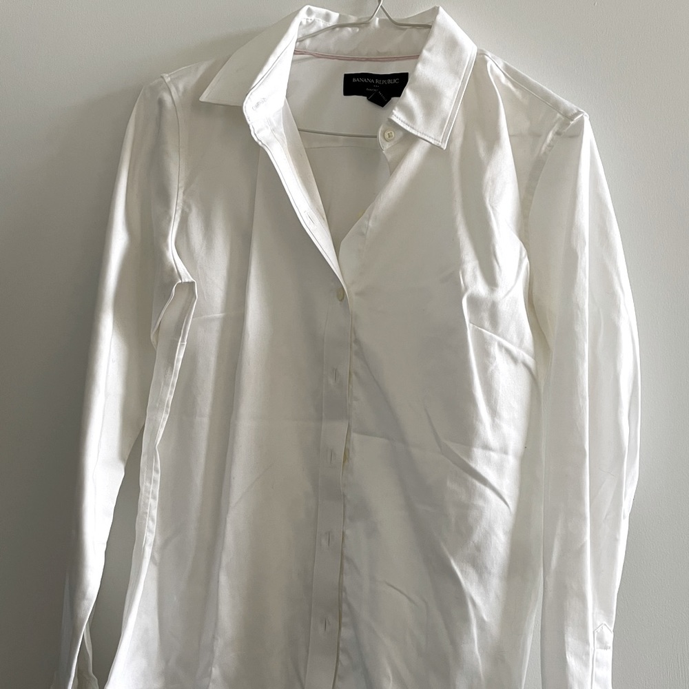 White button down shirt